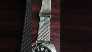 seiko samurai Milanese mesh strap 3mm thick