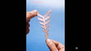New Snowflake ❄️ For all festivals | paper origami | Decoration at home | DIY  Christmas craft / 