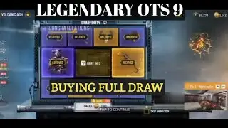 BUYING FULL VOLCANIC ASH DRAW WITH LEGENDARY OTS 9 & CODENAME LIZARUS CODM SEASON 4 2023