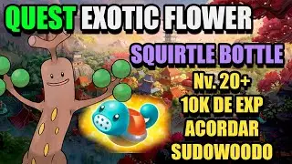 PxG - Quest Exotic Flower - Squirtle Bottle - N&iacute;vel 20+