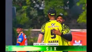 Karan Ambala ki gajab ki batting hai bhai  15 ball par 40 ran batting last tak dekhna maja aayega💯💪🏏