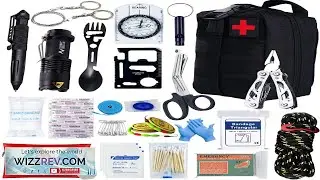 Survival First Aid Kit Molle Emergency Bag for Camping Hiking Edc