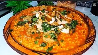 بركوكس الغرب بالدجاج تاع النافسات🤩 حار بنين يهبل😋 بركوكس وعليه الكلام ماتشبعيش منه 🥰🥰