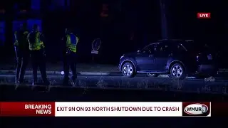 Exit 9N on 93 north shut down due to crash