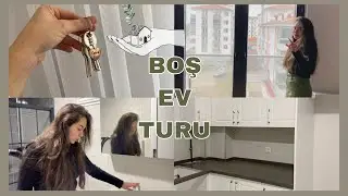 BOŞ EV TURU 💒 | Beyaz Eşyalarımız Kuruldu | 3+1 Evimiz | Eksikler Tamamlanıyor #evturu #yenievturu
