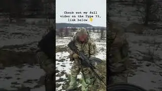 Russian Soldier Examines North Korean Type 73 Machine Gun