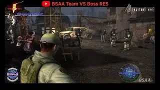 BSAA Team VS Boss RE 5 - Resident Evil 4 Mod - Gameplay Demo -
