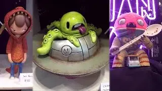 2016 NYCC New York Comic Con Art Toys Designer Toys Custom Toys Part 4 Martian Toys sculptures