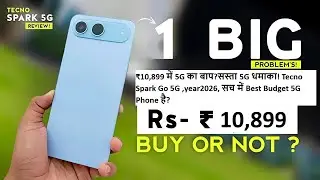 ₹10,899 में 5G का बाप?सस्ता 5G धमाका! Tecno Spark Go 5G ,year2026, सच में Best Budget 5G Phone है?
