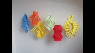 Partydeko/ Geburtstagsdeko/Osterdeko  aus Papier - 6 schnelle DIY Ideen