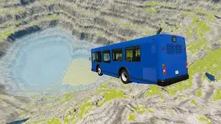SPEEDING BUS Destroys Everything! | BeamNG Drive #9
