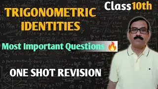 Trigonometric Identities | Class 10 | 🔥 Most Important Questions | Board Exam 2026 #maths #class10