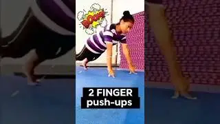 15 yrs old girl ⚡ #2fingerpushups #2fingerpushupschallenge #girlpower #martialarts #motivation