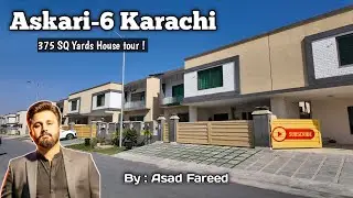 Askari-6 Karachi Luxury House Tour | 375 SQ Yards | 5 Bed DD | Ground + 1 | Must Watch
