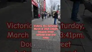 Downtown scene in Victoria, BC #canada