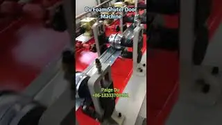 PU foam shutter Door #pufoamshutterdoormachine