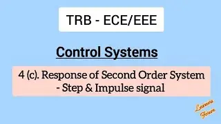 Response of Second Order System - Step & Impulse | TRB | Control System