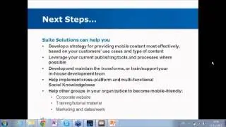 Going Mobile: Delivering Your Content on Mobile Devices (Part 5)