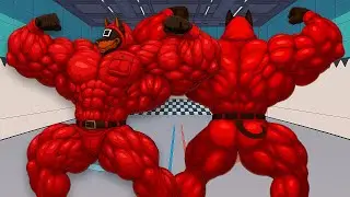 Squid game + Doberman muscle growth
