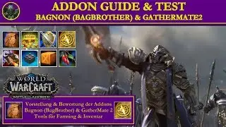WOW Addon GatherMate 2 (nicht BFA) & Bagnon Guide / Test, top or not [Farming & Inventar Tool]