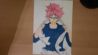 Drawing Soma Yukihira - Food Wars