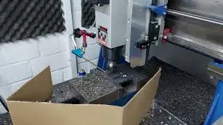 Cutting mild steel on my DIY CNC router with Teknomotor 2kw spindle