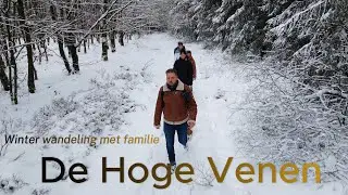Winter in de Hoge Venen ❄️ | Sneeuw, Stilte & Dronebeelden | Gezinsvlog