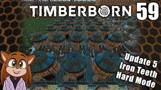 Timberborn Update 5 - Iron Teeth Hard Mode - All The Pumps