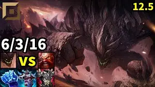 Malphite Top vs Gragas - KR Master | Patch 12.5