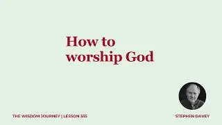 Lesson 355: The Danger of Religious Rituals (Malachi 1:1-2:9)