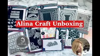 Alina Craft Design Team Package Unboxing with Samples