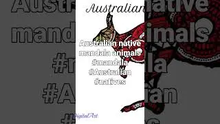 Australian native mandala animals #digitalart #mandala #australian #animals #art #native
