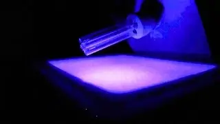 Liquid Nitrogen + Water + UV lamp = Glow-in-the-dark Ice???