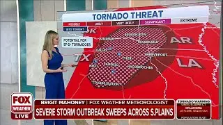 Severe Storms Tearing Across Southern Plains on Friday