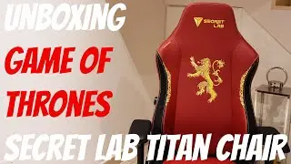 GAME OF THRONES SECRET LAB TITAN LANNISTER CHAIR UNBOXING AND ASSEMBLY 🪑