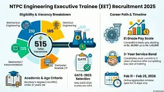NTPC Recruitment 2026: Engineering Executive Trainees through GATE-2025 #gate2025 #gate2025 #ntpc