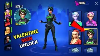 How To Unlock Hacker Girl New Skin In Spider Fighter 3🤪 Valentine Update