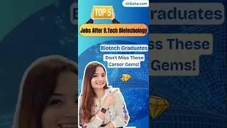 BTech Biotechnology Career | Top High Paying Jobs & Salary in India #btech #biotechnology