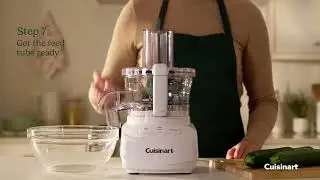 Как использовать функцию непрерывной подачи | Кухонный комбайн Cuisinart&reg; с непрерывной подачей н...