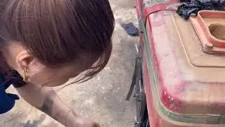 Amazing Talented 18-Year-Old Girl Perfectly Repairs and Restores a D15 Diesel Engine for Farmers