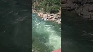 Yuba River tremendous snowmelt cold swift dangerous water. #whitewaterkayaking