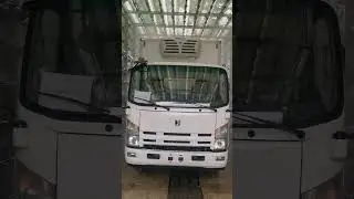 Qingling Isuzu NPR refrigerated truck test
