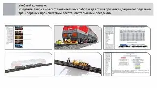 Учебный комплекс  ОАО «РЖД» «Организация аварийно-восстановительных работ» (ДАВС)