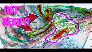 This Storm Has Grown Into 2 Storms Coming!