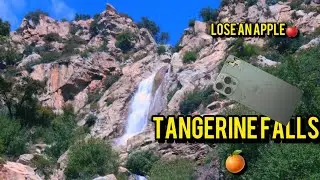 The Tallest Tangerine Waterfall in America (Santa Barbara)