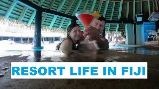 Resort life in Fiji, DoubleTree, Hilton, Nadi - Sonaisali Island.