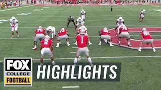 Justin Fields scores his first TD with Ohio State | FOX COLLEGE FOOTBALL HIGHLIGHTS