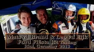 KNAF Talent First Ford Fi&euml;sta R2 testing Riol, Germany 2013