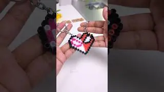 🕸️ DIY Spiderman Matching Keychains/Bag charms| Perler bead DIY ❤️