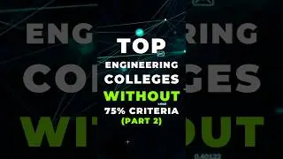 NO 75% criteria required for these TOP colleges | JEE mains 2023 | part 2